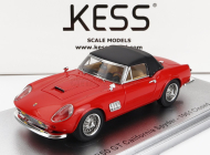 Kess-model Modena 250gt California Spider uzavretý 1961 1:43 Červená čierna