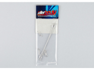 Killerbody body clips (4), oceľové lanko 100 mm (2)