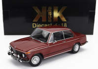Kk-scale BMW L2002 Tii 2-series 1974 1:18 Tmavo červená