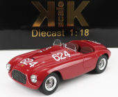Kk-scale Ferrari 166mm 2.0l V12 Spider N 624 Winner Mille Miglia 1949 C.biondetti - E.salani 1:18 Red