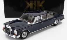 Kk-scale Mercedes benz S-class 600 Pullman (w100) Landaulet Semiconvertible 1964 1:18 Dark Blue