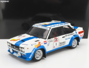 Kyosho Fiat 131 Abarth N 1 Winner Rally 1000 Lakes 1980 M.alen - I.kivimaki 1:18 White Blue