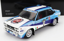 Kyosho Fiat 131 Abarth N 2 Winner Rally Piancavallo 1981 A.bettega - M.perissinot 1:18 Biela Modrá