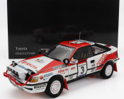 Kyosho Toyota Celica Gt-four St165 (nočná verzia) N 3 Winner Rally Safari Rally 1990 B.waldegard - F.gallagher 1:18 Biela červená
