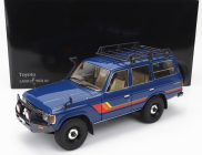 Kyosho Toyota Land Cruiser J60 1980 1:18 Modrá