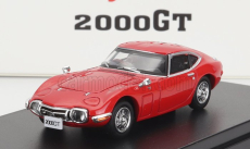 LCD model Toyota 2000gt Coupe 1967 1:64 Červená