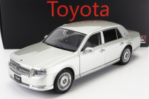LCD model Toyota Century 2022 1:18 strieborná