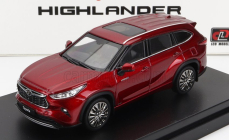 LCD model Toyota Highlander 2022 1:64 Červená