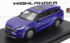 LCD model Toyota Highlander 2022 1:64 Modrá