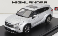 LCD model Toyota Highlander 2022 1:64 strieborná