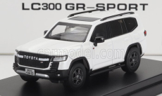 LCD model Toyota Land Cruiser Lc300-gr Sport 2022 1:64 Biela