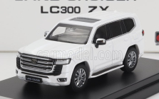 LCD model Toyota Land Cruiser Lc300-zx 2022 1:64 Biela