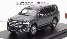 LCD model Toyota Land Cruiser Lc300-zx 2022 1:64 sivá
