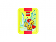 LEGO box na desiatu 170 x 135 x 69 mm – Iconic Girl červený