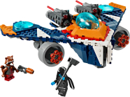 LEGO Marvel - Rocketov prúdový bojový vták proti Ronanovi