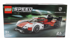 Lego Porsche Lego Speed Champion - 963 24h Le Mans 2023 - 280 Pezzi - 280 dielikov biela červená čierna