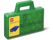 LEGO To Go úložný box s priehradkami – zelená