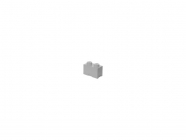LEGO úložný box 125x250x180mm – sivý