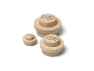 LEGO Wood drevený nástenný vešiak (3) dub