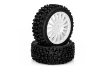 Lepené pneumatiky MAXI CROSS, biele disky, 2ks.