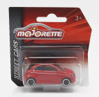 Majorette Fiat 500e Electric Car Cabriolet Open 2020 1:64 Červená