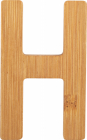 Malá noha Bambusové písmeno H