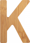 Malá noha Bambusové písmeno K