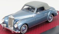 Matrix scale models Mercedes benz 220a (w187) Wendler Cabriolet Closed 1952 1:43 Light Blue Met Grey