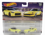 Mattel hot wheels Nissan Set 2x Z Proto 2021 + Fairlady Z 1970 1:64 žltá čierna