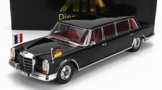 Mercedes benz triedy S 600 Lwb Pullman (w100) Willy Brandt - Georges Pompidou 1964 1:18 čierna