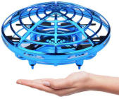 Mini dron UFO, modrý
