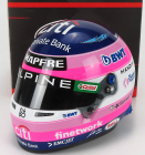 Mini prilba Bell prilba F1 Casco Prilba A522 Team Alpine Bwt N 14 Sezóna 2022 Fernando Alonso 1:2 Modrá Ružová Biela