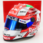 Mini prilba Schuberth prilba F1 Casco prilba Rb18 Team Oracle Red Bull Racing N 11 Austrian Gp 2022 Sergio Perez 1:2 biela červená