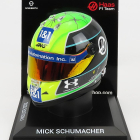 Mini prilba Schuberth prilba F1 Casco Prilba Vf-22 Team Haas N 47 Sezóna 2022 Mick Schumacher 1:4 Zelená čierna žltá
