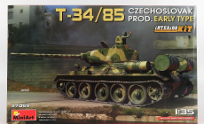 Miniart Kampfpanzer T-34/85 Tank vojenský československý 1944 1:35 /