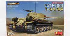 Miniart Kampfpanzer T-34/85 Tank vojenský egyptský 1944 1:35 /