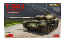 Miniart Tank T-54-i Sovietsky stredný vojenský tank 1945 1:35 /