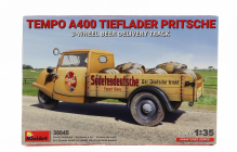 Miniart Tempo A400 Lieferwagen 3-kolesový nákladný automobil na rozvoz piva 1962 1:35 /