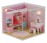 Miniatúrny domček pre dve deti Roztomilá šatňa