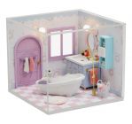 Miniatúrny domček pre dve deti Útulná kúpeľňa