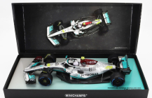 Minichamps Mercedes gp F1 W13e Team Mercedes-amg Petronas F1 N 44 8th Monaco Gp 2022 Lewis Hamilton 1:18 Silver Green
