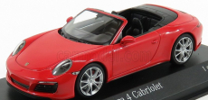 Minichamps Porsche 911 991-2 Carrera 4s Cabriolet 2017 1:43 červená
