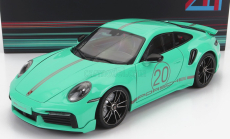 Minichamps Porsche 911 992 Turbo S Coupe N 20 Sport Design 2021 1:18 svetlozelená