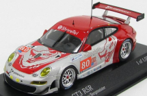 Minichamps Porsche 911 997 Gt3 Rsr 4.0l Team Flying Lizard Motorsports N 80 24h Le Mans 2010 S.neiman - D.law - J.bergmeister 1:43 červená strieborná