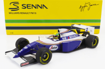 Minichamps Williams F1 Renault Elf Fw16 N 2 Pole Position Pacific Gp 1994 Ayrton Senna 1:18 Modrá biela