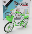 Modely zlatých kolies Bicicletta Lady Classic Bicycle 1:10 Green White