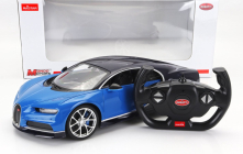 Mondomotors Bugatti Chiron 2016 1:14 Modrá čierna