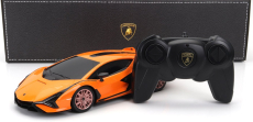Mondomotors Lamborghini Sian Fkp 37 Hybrid 2020 1:24 oranžová čierna
