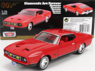 Motor-max Ford usa Mustang Mach-1 Coupe 1971 - 007 James Bond - Diamanty sú večné - Una Cascata Di Diamanti 1:24 červená