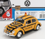 Motor-max Volkswagen Beetle Airport Follow Me Service Car 1968 1:24 žltá čierna